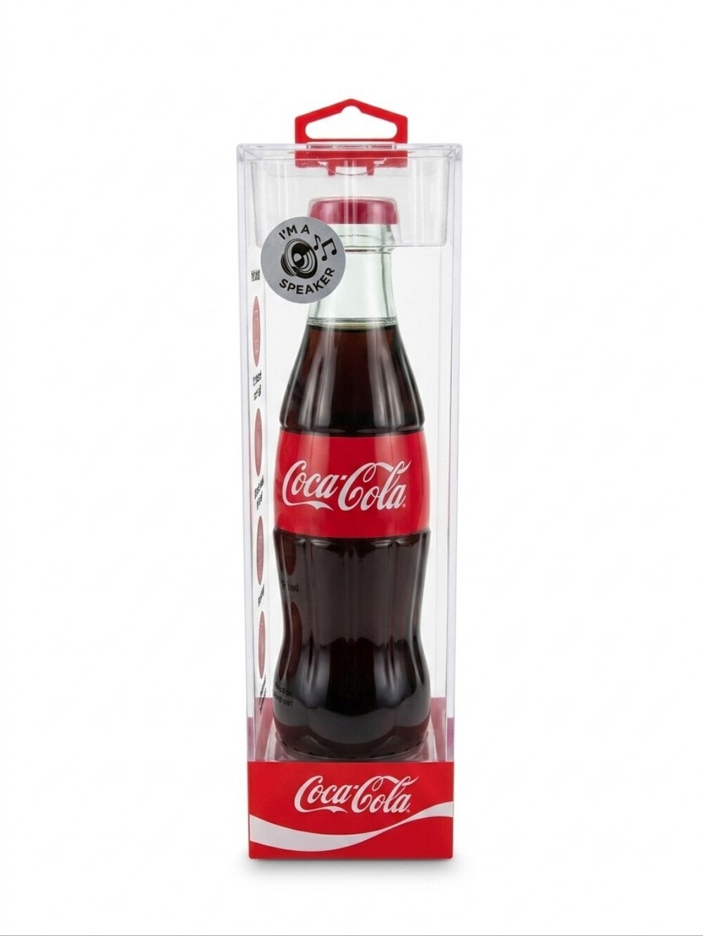 Coca Cola Red & Black Bottle Bluetooth Speaker